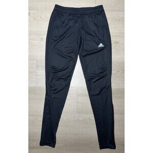 Adidas Women's Joggers Pants Workout Black Size XS Climacool Pockets 26x29 Slim